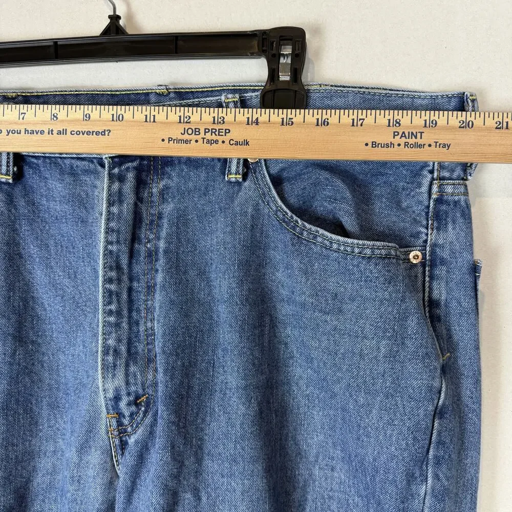 Levi's 550 Jeans Men 40x31 Blue Denim High-Rise Relaxed Fit Straight Leg Zip Fly